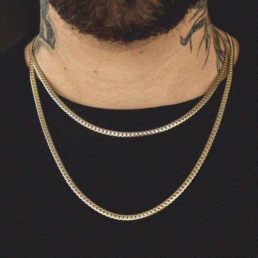 4mm gold cuban shop chain